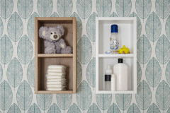 Filou-LE25 von POL Power - Kommode mit Wickelaufsatz weiß - Eiche