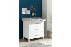 Prizzi von POL Power - Babyzimmer für kleine Räume weiß - Aurum