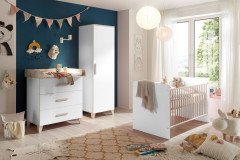 Prizzi von POL Power - Babyzimmer für kleine Räume weiß - Aurum