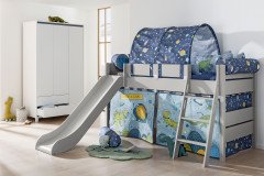 Tiago von Paidi - Himmelbett weiß: Liege mit Baldachin-Aufbau