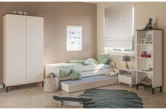 Lovely Aliv von YUNY by Paidi - Babybett off-white - Dark-Walnut-Nachbildung