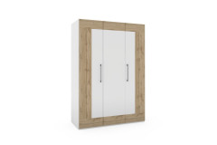 cadre.plus von Röhr-Bush - Kleiderschrank 3-türig mit Spiegel