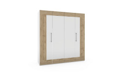 cadre.plus von Röhr-Bush - Kleiderschrank 3-türig mit Spiegel