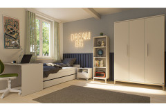 Cutie-Lea von YUNY by Paidi - Jugendschreibtisch cremefarben