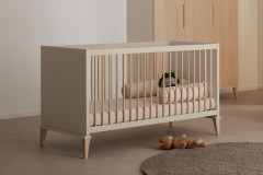 Jonte von Paidi - Kleiderschrank 3T cashmere-beige - Stripy-Light-Oak