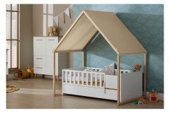 Little Snu von Paidi - Bett weiß 70x140 cm mit vielen Umbaufunktionen