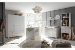 Fien von POL Power - Kombi-Kleiderschrank ash grey - Absetzung Aurum