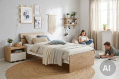 Remo von Paidi - Babyzimmer Bordeaux-Eiche kreideweiß