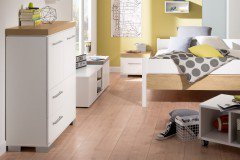 Kira von Paidi - Etagenbett weiß - 2 x 90x200 cm Liegefläche