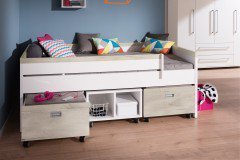 Kira von Paidi - Etagenbett weiß - 2 x 90x200 cm Liegefläche