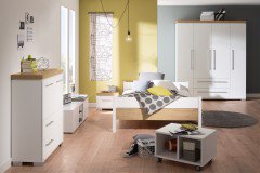 Kira von Paidi - Etagenbett weiß - 2 x 90x200 cm Liegefläche