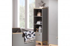 Sten von Paidi - Babymöbel-Set schiefergrau - Akzent Eiche