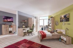 Cariba von Wimex - Babyzimmer-Set San Remo Eiche/ weiß