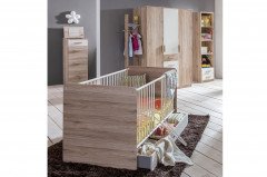 Cariba von Wimex - Babyzimmer-Set San Remo Eiche/ weiß