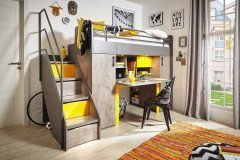 level 2 von Rudolf - Etagenbett mit Treppe und Schrank-Umbau