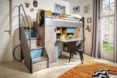 level 2 von Rudolf - Etagenbett mit Treppe und Schrank-Umbau