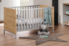 Benne von Paidi - Babyzimmer-Einrichtung kieselgrau - Eiche Montana