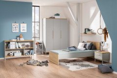 Benne von Paidi - Babyzimmer-Einrichtung kieselgrau - Eiche Montana