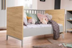 Benne von Paidi - Babyzimmer-Einrichtung kieselgrau - Eiche Montana