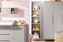 Benne von Paidi - Babyzimmer-Einrichtung kieselgrau - Eiche Montana