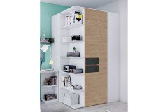 clip by rb 343 von Röhr-Bush - Schrank-Kombi mittelgrau - Hickory