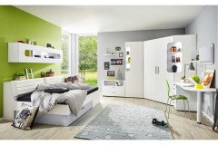 max-i von Rudolf - Kastenliege mit Stauraum creme - grau