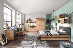 NXTstep von Rudolf - Bett mit Stauraum-Schubkasten