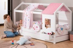 Tiny House von Paidi - Kuschelbett kreideweiß