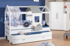 Tiny House von Paidi - Kuschelbett kreideweiß