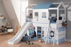 Tiny House von Paidi - Kuschelbett kreideweiß