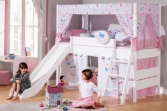 Tiago von Paidi - Himmelbett weiß: Liege mit Baldachin-Aufbau