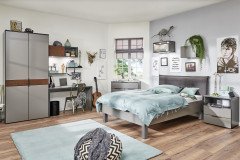 NXTstep von Rudolf - Bett mit Stauraum-Schubkasten