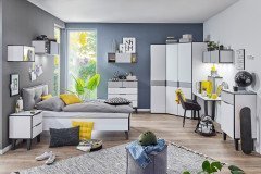 NXTstep von Rudolf - Bett mit Stauraum-Schubkasten