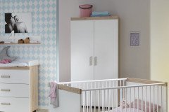 Hilja von Transland® - Babyzimmer-Set: Schrank, Bett & Wickelkommode