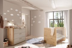 Lilly-LE22 von Mäusbacher - Hängeregal Asteiche ca. 90 cm breit