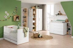 Lieven von Paidi - Babyzimmer-Einrichtung kreideweiß - Eiche Montana