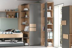 clip by rb 343 von Röhr-Bush - Schrank-Kombi mittelgrau - Hickory