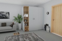 level 2 von Rudolf - Etagenbett mit Treppe und Schrank-Umbau