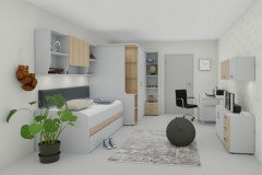 level 2 von Rudolf - Etagenbett mit Treppe und Schrank-Umbau