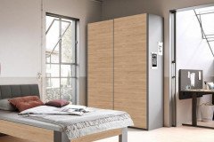 qunit by rb 366 von Röhr-Bush - Stauraumbett weiß - Hickory