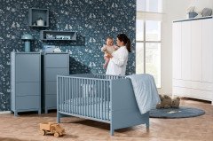 Olli von Paidi - Set: Wickelkommode weiß mit Unterstellregal & Wandregal