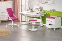 Jaro von Paidi - Schreibtisch neigbar höhenverstellbar kreideweiß