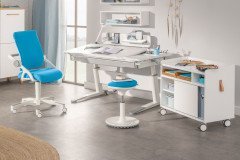 Jaro von Paidi - Schreibtisch neigbar höhenverstellbar kreideweiß