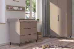 Nea von Transland® - Babyzimmer-Set 3-teilig taupe