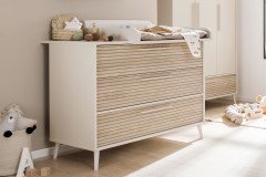 Eefje von Paidi - Kommode Buddy schmal cashmere-beige - Groovy-Oak