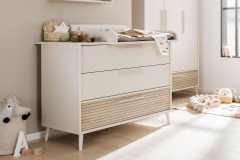 Eefje von Paidi - Kommode Buddy schmal cashmere-beige - Groovy-Oak