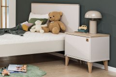 Mila & Ben Steiff by PAIDI - Nachtkommode cashmere-beige - Scandinavian Wood