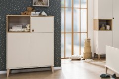 Mila & Ben Steiff by PAIDI - Nachtkommode cashmere-beige - Scandinavian Wood