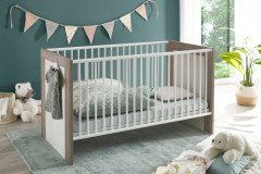 Marbella-LE25 von POL Power - Standregal mit 2 Schubkästen Sibiu Lärche antik - Nelson Eiche