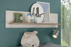 Marbella-LE25 von POL Power - Standregal mit 2 Schubkästen Sibiu Lärche antik - Nelson Eiche